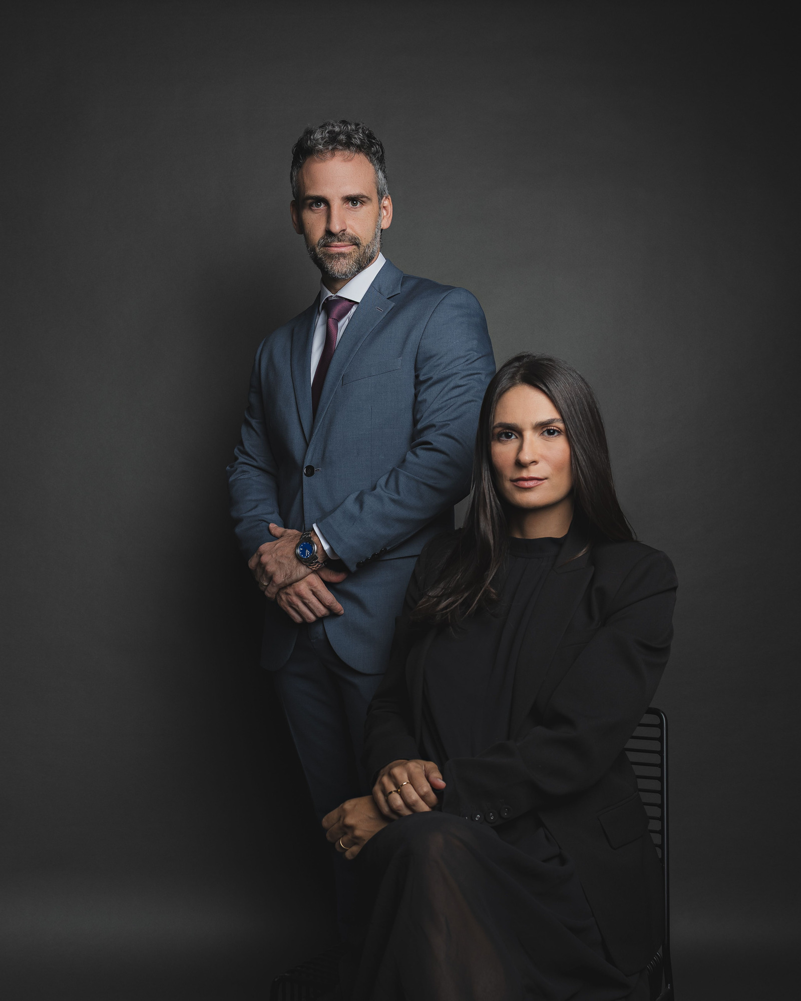 Os sócios Vinícius Branco e Beatriz Guerra do escritório Branco & Guerra Advogados